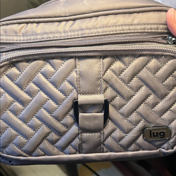 Lug Carousel Quilted  Crossbody Bag- toffee - Picture 2 of 10